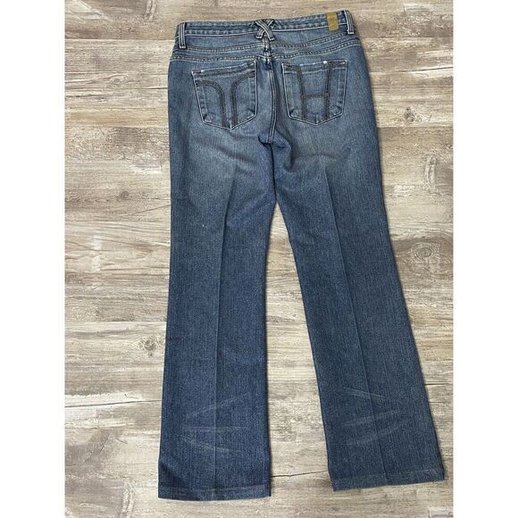 Tommy Hilfiger Vintage Jeans Straight Leg TH Embroidered Back Pockets Women’s 10 - Picture 6 of 10